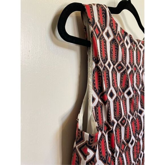 🔴 Talbots Dress Geometric Printed Sleeveless
Shift Dress Size 8 - Picture 10 of 10